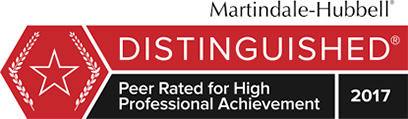 Martindale-Hubbell Personal Injury Lawyer in Glendale Award